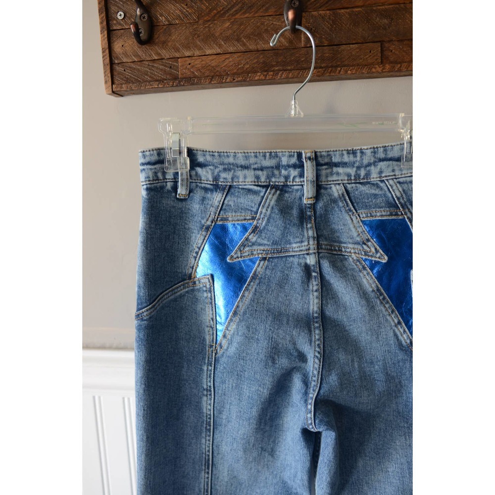 Free People Thunderbird Flare Jeans 30 or 31 NEW - Picture 4 of 5